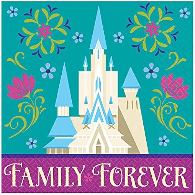 DISNEY'S FROZEN BEVERAGE NAPKINS 16 COUNT - Image 1